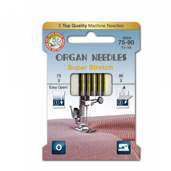 ORGAN Super-Stretch-Nadeln 75-90 5er Packung