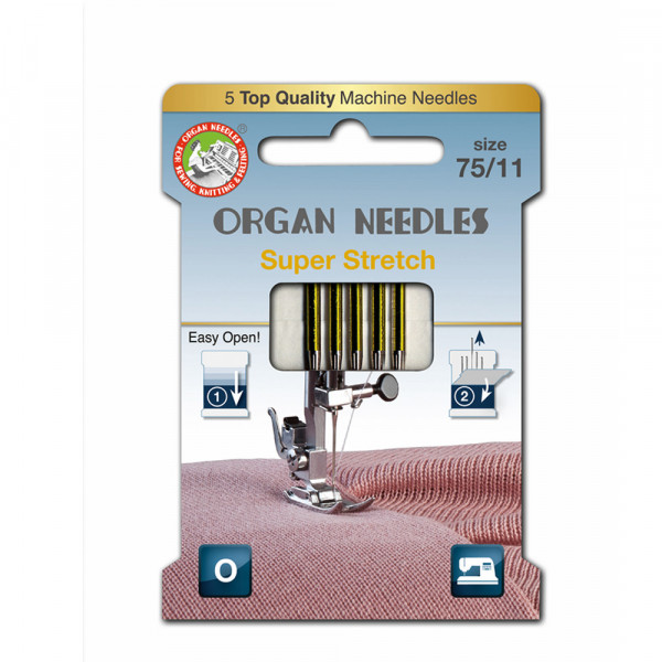ORGAN Super-Stretch-Nadeln 75 5er Packung