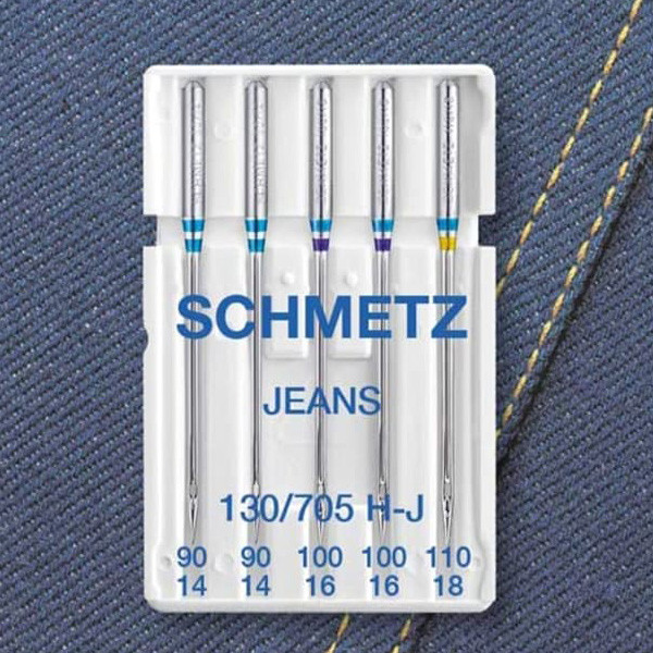 SCHMETZ Jeans-Nadeln 90-110 5er-Packung